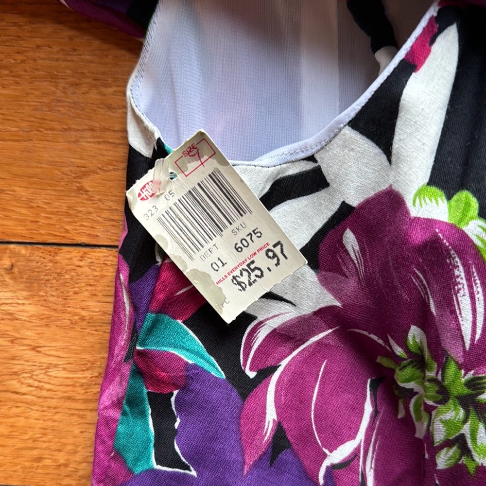 Vintage 80s Sugar Dress NWT (from Hills) Size 9 - Picture 5 of 11